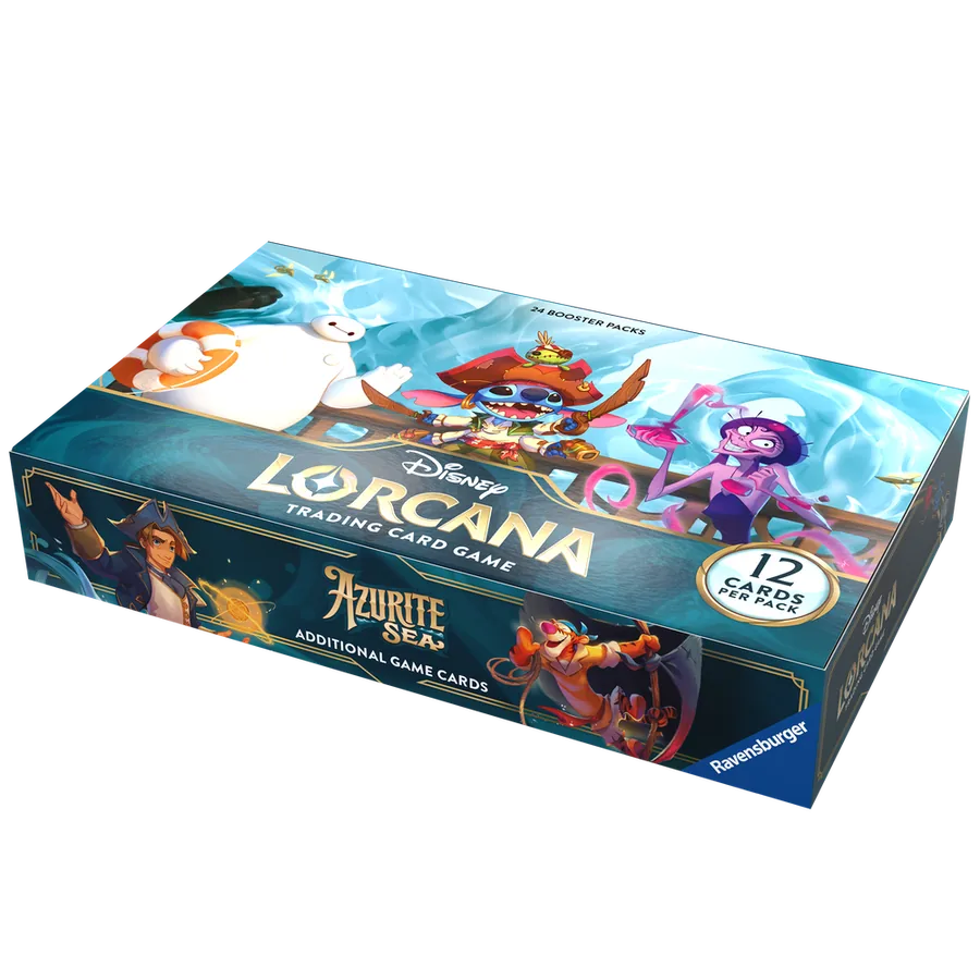 Disney Lorcana Azurite Sea — Booster box · Inglês