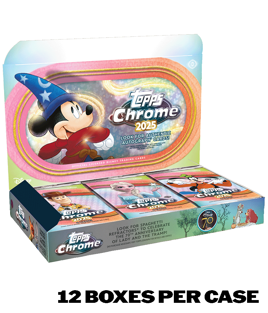 Topps Disney Chrome Disney 2025 — Hobby box · Versão a confirmar