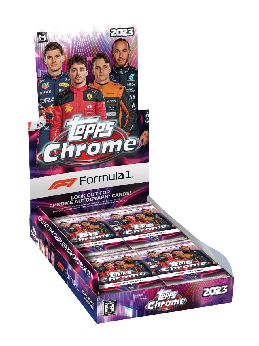 Topps Fórmula 1 Chrome Formula 1 2023 — Hobby box · Versão a confirmar