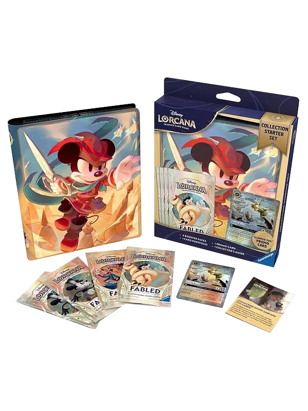 Disney Lorcana Fabled Collection Starter Set — Kit de coleção · Inglês