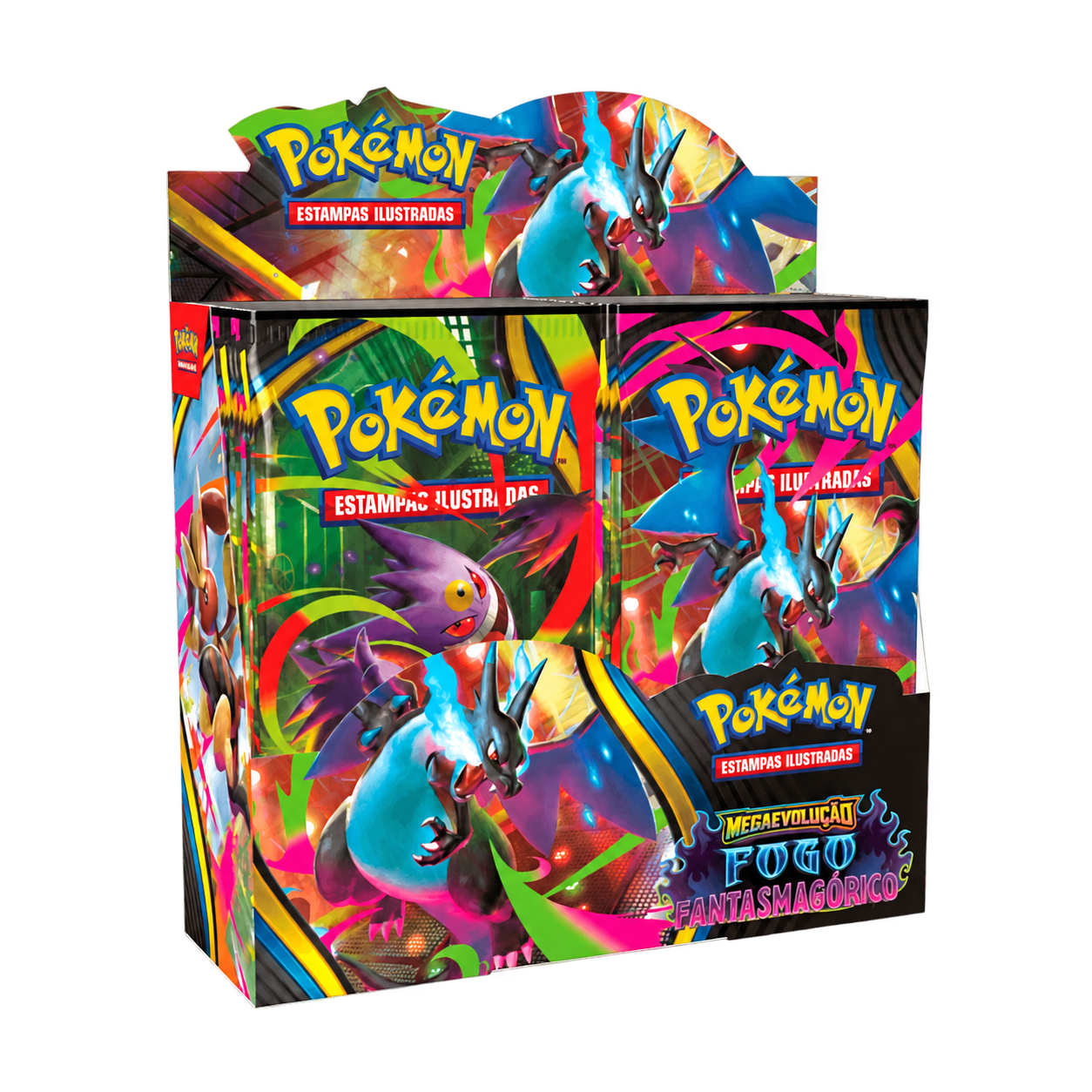 Pokémon Fogo Fantasmagórico — Booster box · Português