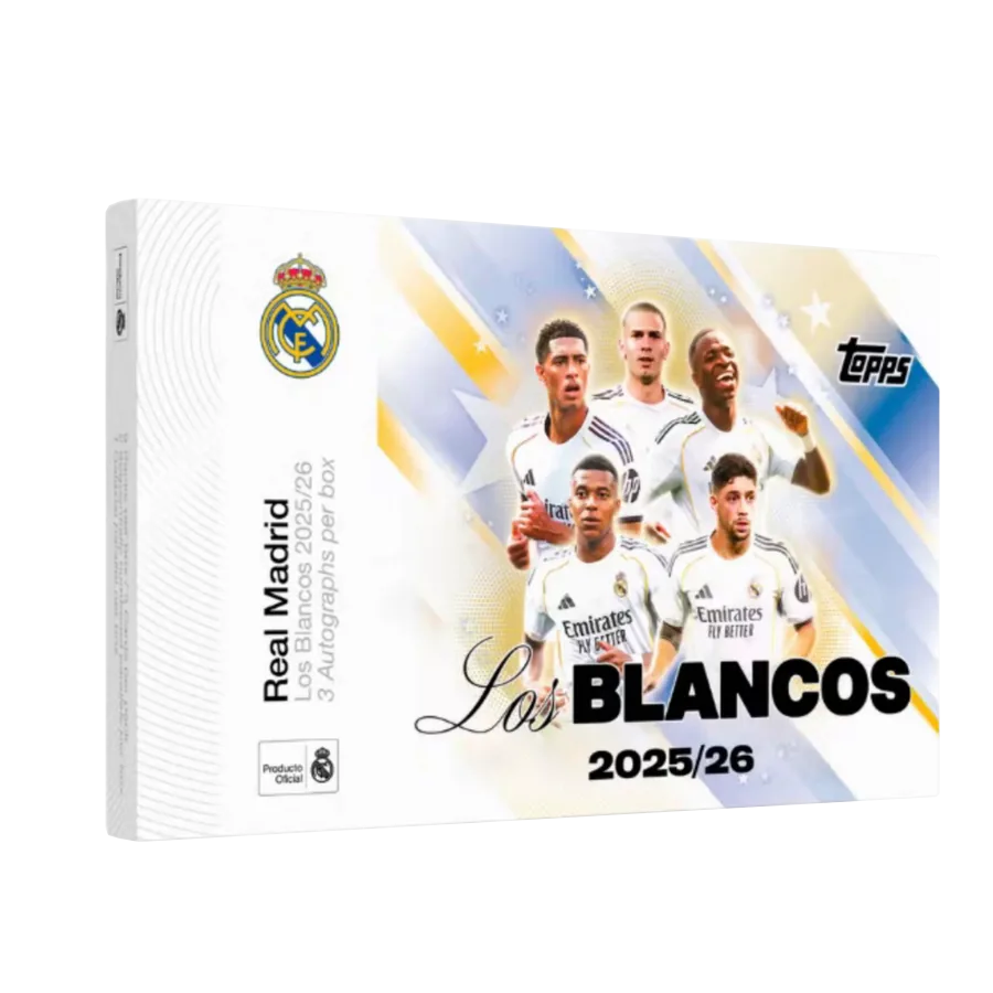 Topps Futebol Real Madrid: Los Blancos 2025/26 — Hobby box